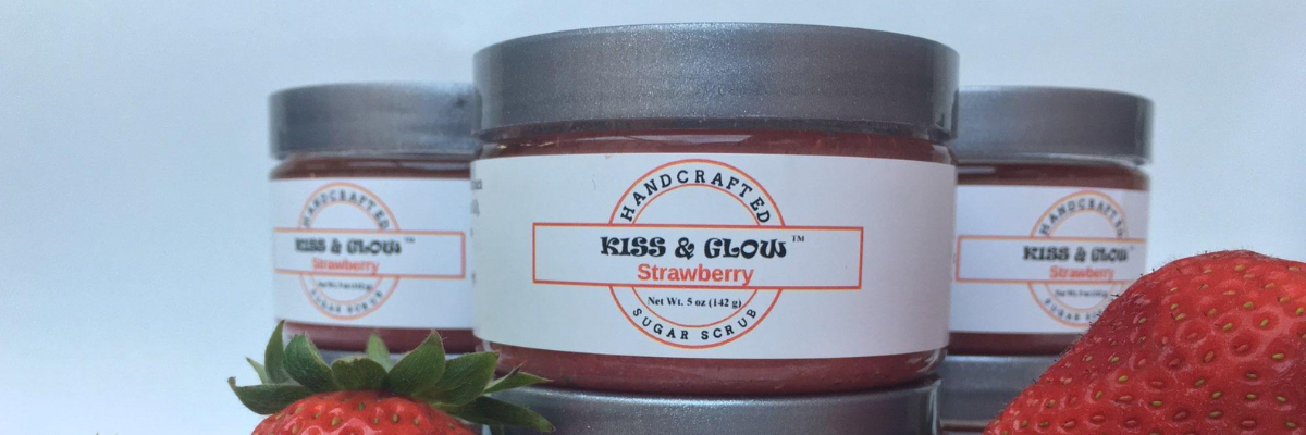 Kiss and Glow Strawberry Sugar Scrub